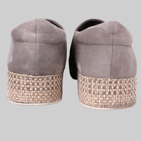 VINCE. Wilden Suede Platform Sneaker in Light Gray Women's Size 9.5 - Picture 6 of 8